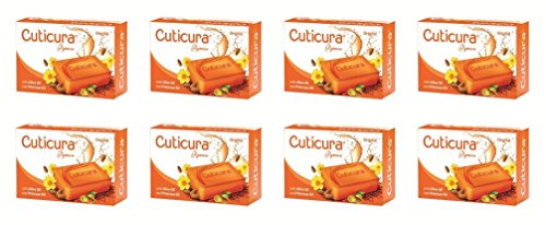 Image of Cuticura Original Glycerine Soap with Olive Oil and Primrose Oil, 75g (Pack of 8)