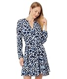 Maschinenwäsche Tommy Hilfiger Damen Kleid mit Nelkenband und Kragen, Sky Captain, Größe XL, Sky Captain Multi, X-Groß