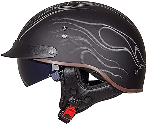 Casque cyclomoteur chopper rétro cruiser au design soigné