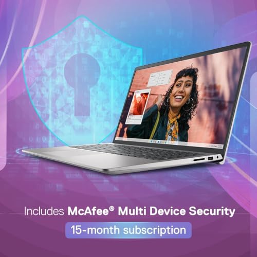 Image of Dell Inspiron 3530, Intel Core i5 13th Gen-1334U,16GB RAM, 1TB SSD, FHD 15.6 inch /39.62 cm, Win11+MSO'24 (Office 365*) Silver, 1.62kg, Backlit Keyboard,120Hz 250 nits Display /15 Month McAfee,Thin & Light