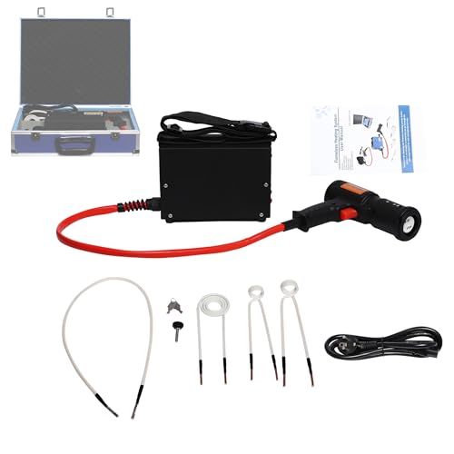 Induktionsheizgerät kfz 1.5KW 60kHz Induktions Schraubenlöser 750℃ Induktion Schraubenlöser Luftkühlung Induktionsgerät kfz mit 4 Induktionsspulen