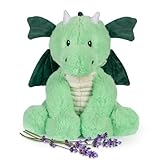 Daniel Dragon - Microwavable & Weighted Plush Stuffed Animal - Heated Plushie for Warmth - Cute, Soft, Cozy Toy for Adults & Children (Boys, Girls, & Toddlers) by Warm Pals