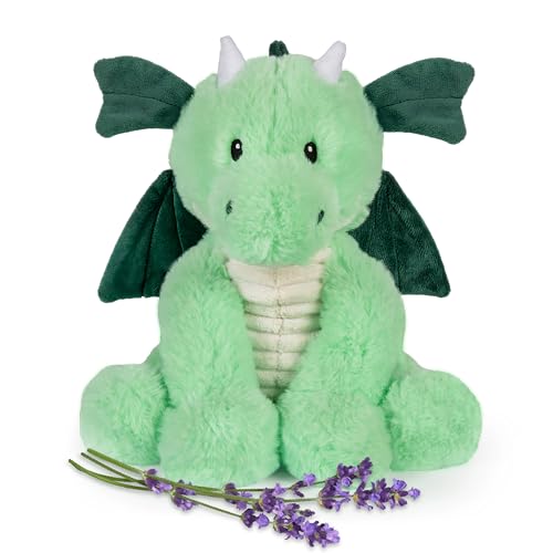 Image of 1i4 Group Daniel Dragon - Microwavable & Weighted Plush Stuffed Animal - Heated Plushie for Warmth - Cute, Soft, Cozy Toy for Adults & Children (Boys, Girls, & Toddlers) by Warm Pals