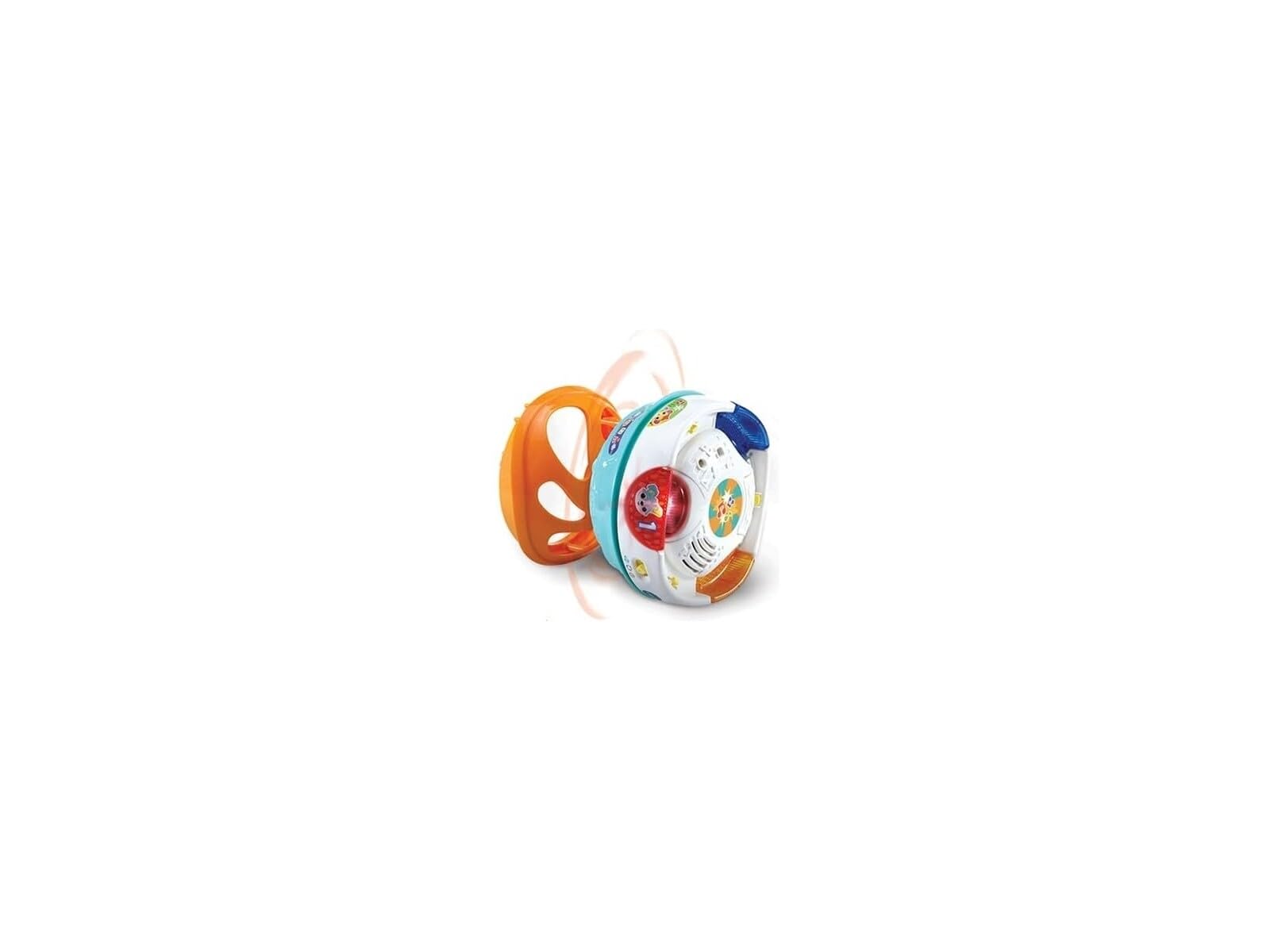 VTech - Rueda la Bola 3 en 1, Pelota interactiva para bebés +9 Meses, transformable en diábolo y Tambor, Versión ESP