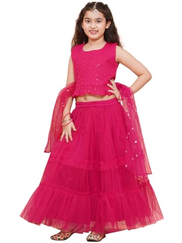 ADIVA Girls Indian Ethnic Wear Lehenga Choli for Kids