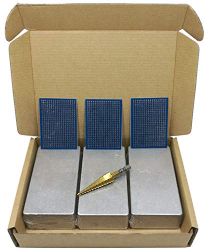 3Pdt 3 Pcs 1590B Enclosure Box Incl. Step Drill thumb #1