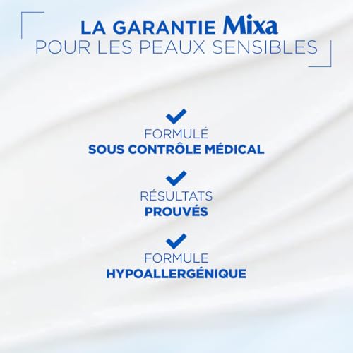 Mixa Expert Peau Sensible - Lait Céramide Protection - Anti-Sécheresse Sévère - Peaux Sèches et Fragilisées - Hypoallergénique - Sans Parfum - 250ml