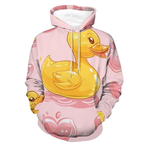 Sweatshirt Pullover Cœur de Canard Cartoon Vêtement Manches Longues Automne