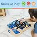 Melissa & Doug Vroom & Zoom, Interactive Wooden Dashboard, Racing Car Steering Wheel Toy, Lights & Sounds, Preschool Learning Toys for Girls & Boys 3+ - FSC Certified