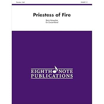 Paperback Priestess of Fire: Conductor Score & Parts Book