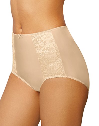 Bali Double Support, Women's Cool Comfort Underwear, Full Coverage Brief Panty