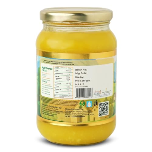 Image of FOREST TRAIIL [Premium A2 Gir Cow Ghee] Bilona Churned Ghee | High Heating Point | Rich In Good Fats | Boosts Immunity | Made with Curd | Natural, Healthy & Pure Cow Ghee (500 ml)