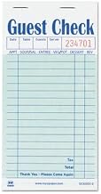 AmerCareRoyal Guest Check Pad, 17 Lines, Two-Part Carbon, 3.5 x 6.7, 50 Forms/Pad, 50 Pads/Carton