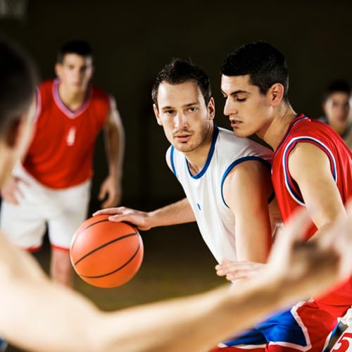 Image of Aoneky Indoor /Outdoor Rubber Basketball with Pump - Size 1 /2 /3 /5 /6 /7 Basketballs (1 Pack Size 7 Basketball with Pump)