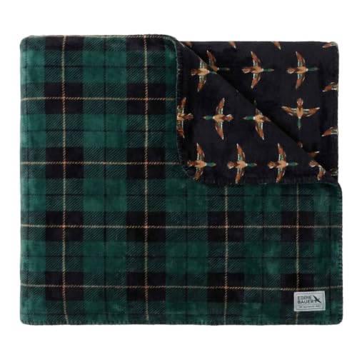 Eddie Bauer - Soft Reversible Throw Blanket...