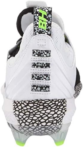 Under Armour Men's Harper 5 Low ST Baseball Shoe, Black (001)/White, 15 | Image 2