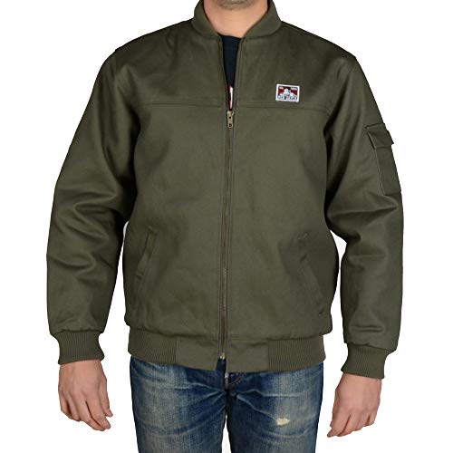 Ben Davis Men's Quilted Lined Bomber Jacket (Syles 314, 315, 318) (Olive, 3X-Large)