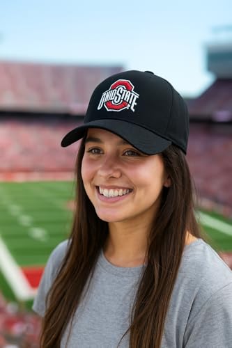 Gorra ajustable Ohio State Black MVP con logo bordado miniatura 3