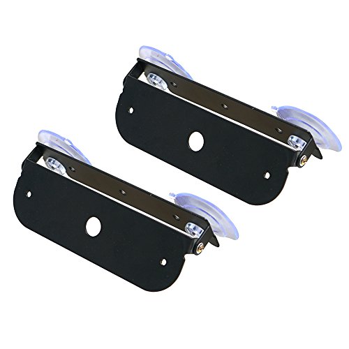 Xprite Light Holder Adjustable Bracket for 4 LED 4 Watt Emergency Vehicle Waterproof Surface Mount Deck Dash Grille Strobe Lights Warning Police Lights Head - 2 Pack