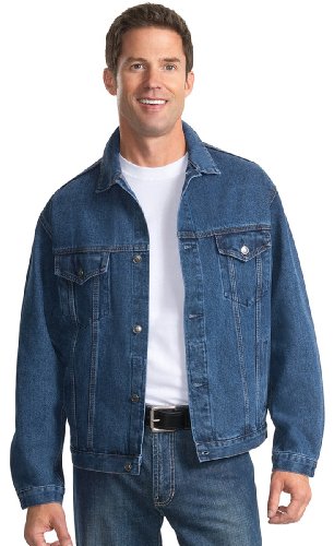 NEW Port Authority - Authentic Denim Jacket Medium Blue-M2