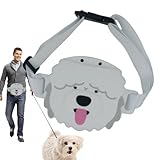 Generisch Snacktasche Für Hunde - Silikon Magnetverschluss Und Verstellbarer Gurt - Snack Belohnungstasche,Für Spaziergang, Hundefutter Aufbewahrung, Outdoor Abenteuer, Training Und