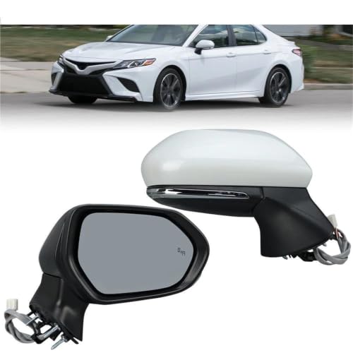 Rétroviseur Camry blanc de qualité supérieure angle mort 7 broches - 2
