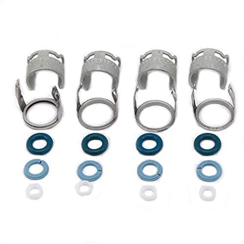 NoBrand Repuesto para inyector de combustible de 4 cilindros Kit de reparación de juntas tóricas Golf 4Motion Jetta Scirocco 06D998907