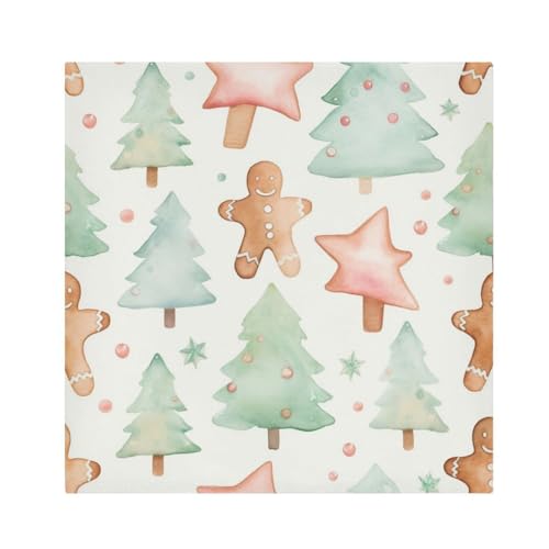 Servilletas de Tela de Navidad Set de 6 Multicolor miniatura 1