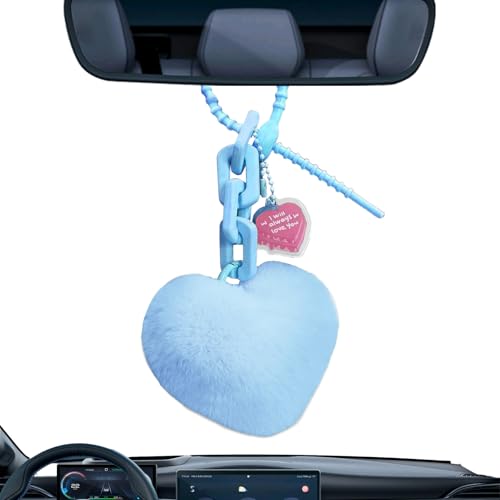 Genérico Llaveros de Peluche Rellenos,Llaveros Corazón de Peluche para Bolso | Colgante para Coche, Bolso y Tote para Hombres, Mujeres, Niños, Adolescentes, Amigos, Compañeros y Mochilas