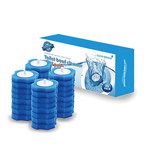 CLEAN PERCENT Toilet Wand Refill Pads 32