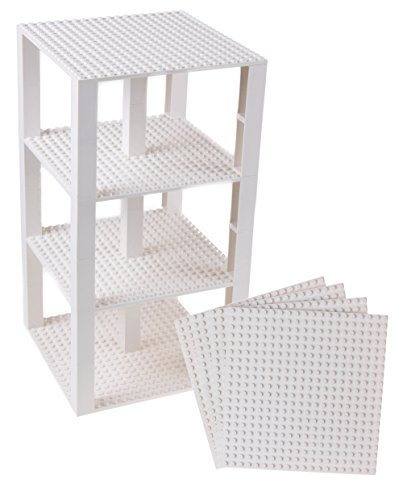 Stapelbare Premium-Bauplatten - inkl. neuen verbesserten 2x2-Bausteinen - kompatibel mit allen großen Marken - geeignet…