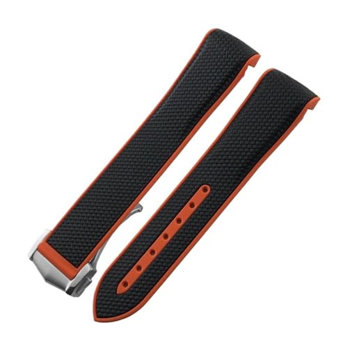 [[ł] 18mm 19mm 20mm J[uGh \tgo[VREHb`oh IKΉ V[}X^[ 300 Xs[h}X^[Ή Jt[EHb`Xgbv(Black orange,18MM_GOLDEN BUCKLE)