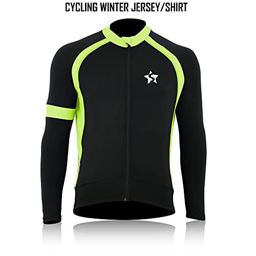 Sikma Jersey Ciclismo Manga Larga Hombre Invierno miniatura 3