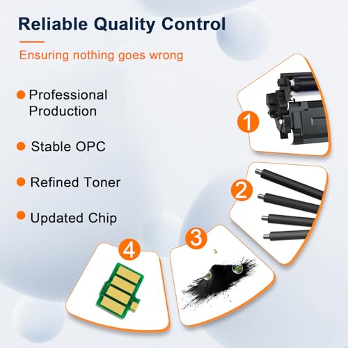 ColorKing Compatible TN243BK TN247 Toner Negro Brother para DCP-L3550CDW, HL-L3230CDW, MFC-L3750CDW, HL-L3270CDW, MFC-L3770CDW, HL-L3210CDW (2 Unidades)