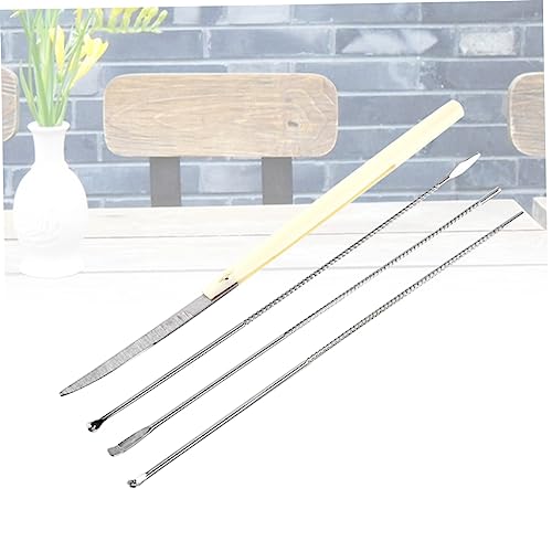 Didiseaon Set Ear Scoop Lemon Cups Frog Potty Training Urinal Thigh Chain Sugar n Cream Yarn Earpick Underwear Pelvic Model Female Simple Ear Spoon Ear Suit Long Handle Earmuffs