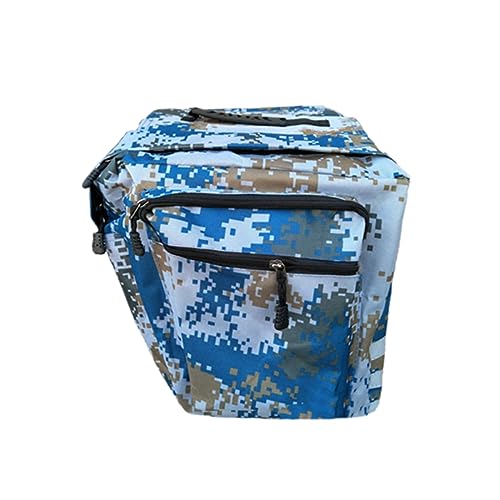 Sacoche de vélo étanche Mipcase arrière grand format pour selle de VTT bleu