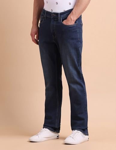 Image of U.S. Polo ASSN. Denim Jeans for Men - Slim Straight Fit, Mens Jeans for Office & Regular Wear
