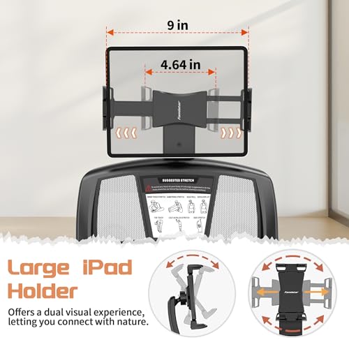 Image of Folding Treadmill, 4.5HP Incline Treadmill with 300 lbs Capacity, Treadmill for Home with 15 Auto Incline, LED Display, 64 Programs, 10MPH Speed, Smart APP