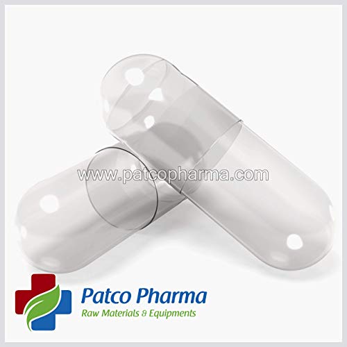 Image of Patco Pharma - Size 00 Golden /Golden Empty Gelatin Pill Capsule - Gluten Free /Halal Certified | DIY Powder Filling (Pack of 1000)