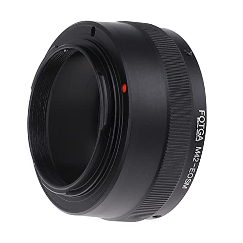 Hersmay M42-EOSM Objektivadapterring für M42 42 mm Objektiv passend für Canon EOS M EF-M M2 M3 M5 M5II M6 M10 M50 M50II M100 spiegellose Kamera