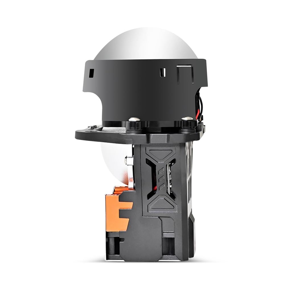 Kit de 2 Faros Delanteros con Lente de Proyector LED Bidireccional TIR Prism de 3 Pulgadas, 130 W, 6000 K, Ajuste Universal, Accesorios para Automóviles, Reequipamiento de Luz LHD
