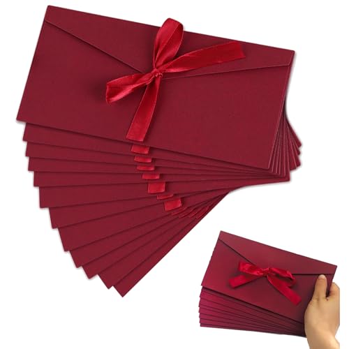 12 PCS Wedding Envelopes, Red Envelopes, Money Envelopes, Gift Envelopes, Christmas Envelopes, Gift Card Envelopes for Easter,Thanksgiving Day, Valentine’s Day, Birthday