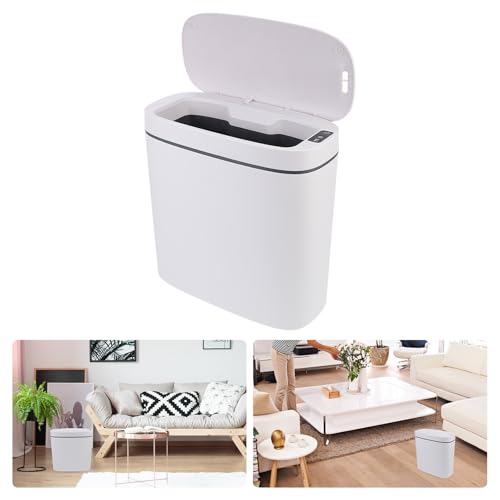 Bote de basura inteligente con sensor y carga USB 14L miniatura 7
