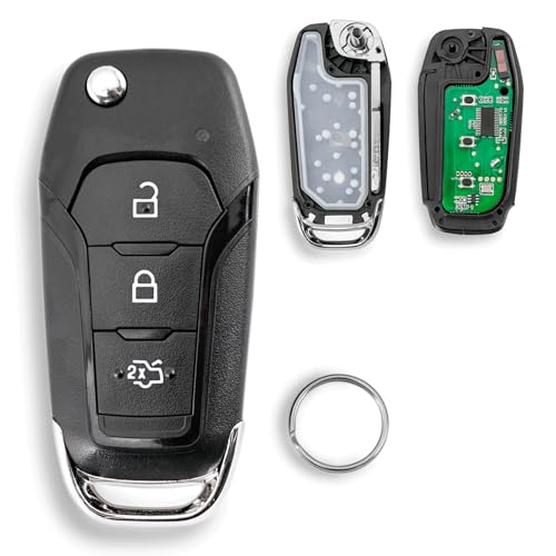3 Buttons Remote Key Fob 315/433MHz 4D60 ID63 Chip For Ford Mondeo Focus Fusion Fiesta Galaxy Transit Hu101fo21 Blade