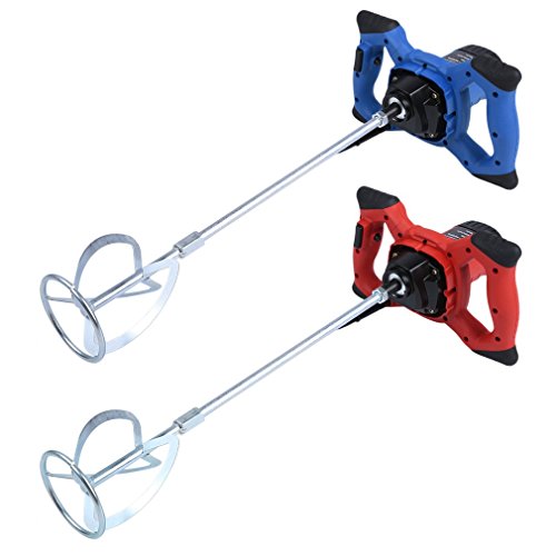 Preisvergleich Produktbild Hehilark Rührwerk Farb Mörtelrührer Betonmischer Handrührgerät Rührgerät, 1900W Rührgeräte Mörtel Handrührwerk 50 / 60Hz 930r / min inkl. Rührer für Mörtel (Blau)