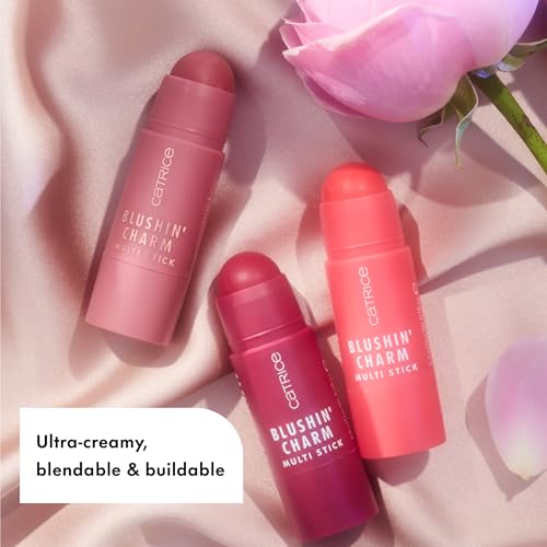 Catrice Blushin’ Charm Multi Stick, Rouge, Nr. 050, Braun, sofortiges Ergebnis, natürlich, strahlend frisch, vegan, ohne Parabene, ohne Mikroplastikpartikel, Nanopartikel frei, 1er Pack (5.5g)