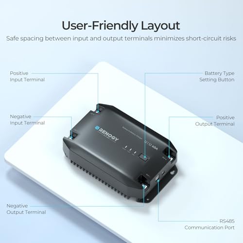 Renogy 40A DC-DC Battery Charger 12V Multi-Stage for Lithium/AGM/Gel - image 4
