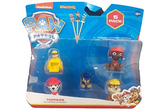 Paw Patrol Pencil Toppers Blister 5 (S1)-Rubble with Bulldozer|Marshall|Chase|Zuma|Rubble|Multicolor (B08FTWS69R) Amazon Price History, Amazon Price Tracker