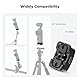 K&F Concept Ladeadapter Basis für DJI Osmo Pocket 3, Typ-C Ladestation Fit Arca-Swiss Standard, mit 1/4 Schraubenloch/Faltfinger, Aluminiumlegierung Halterung