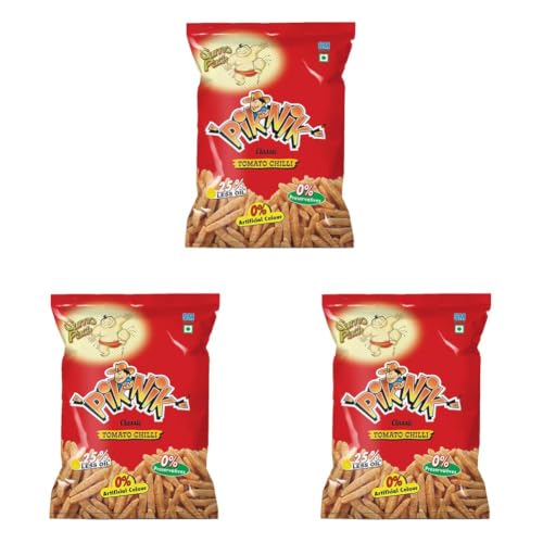 Image of Piknik Classic Tomato Chilli, 50g (Pack of 3)